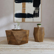 Zalika 2-piece Solid Wood Coffee and End Table Set Natural - 724188-S2