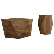 Zalika 2-piece Solid Wood Coffee and End Table Set Natural - 724188-S2