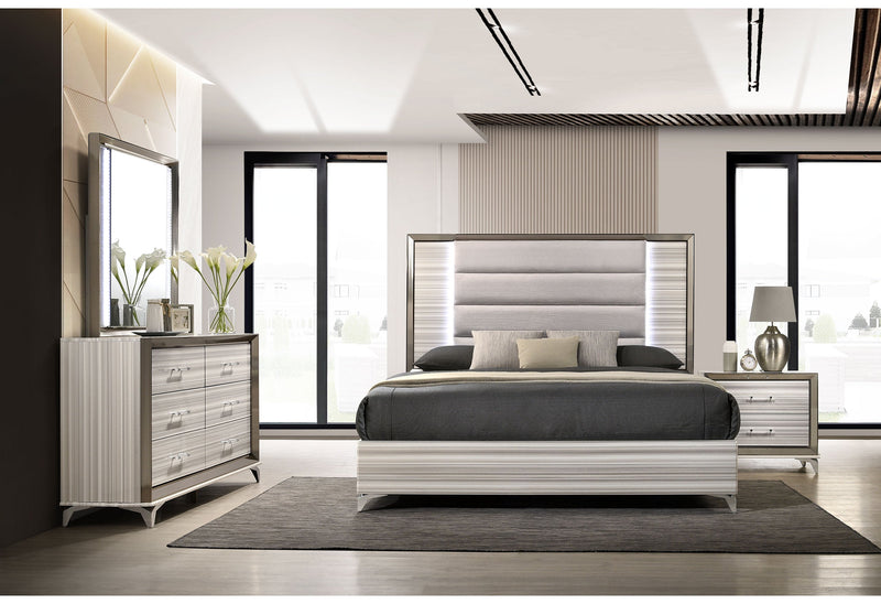 Zambrano White Dresser - DMV FurnitureDresser