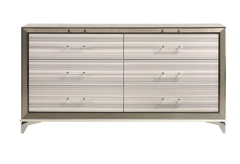 Zambrano White Dresser - DMV FurnitureDresser