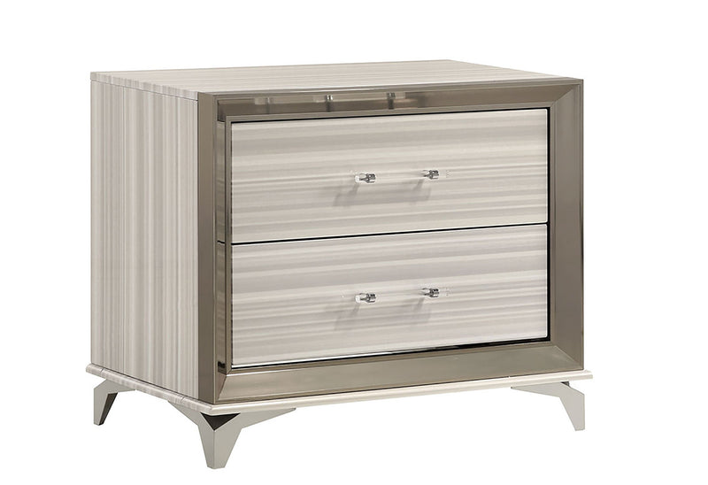 Zambrano White Nightstand - DMV FurnitureNightstand