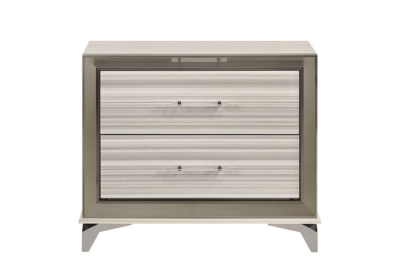 Zambrano White Nightstand - DMV FurnitureNightstand