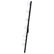 Zayan 32 x 71 Inch Floor Mirror LED Lighting Black Gloss - 969557
