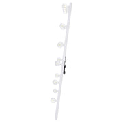 Zayan 32 x 71 Inch Floor Mirror LED Lighting White Gloss - 969558