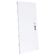 Zayan 32 x 71 Inch Floor Mirror LED Lighting White Gloss - 969558