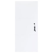 Zayan 32 x 71 Inch Floor Mirror LED Lighting White Gloss - 969558