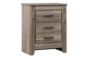 Zelen Warm Gray Nightstand - DMV FurnitureNightstand