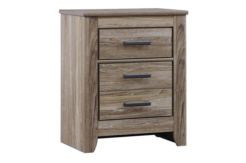 Zelen Warm Gray Nightstand - DMV FurnitureNightstand