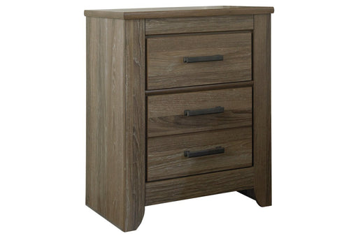 Zelen Warm Gray Nightstand - DMV FurnitureNightstand