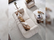 Zelve Stationary Sofa in Beige - 200-ZEL-3
