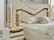Zen Bedroom (Queen Frame With Headboard & Dresser With Mirror & 2 Nightstand) - 120-ZEN-SET