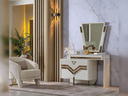 Zen Bedroom (Queen Frame With Headboard & Dresser With Mirror & 2 Nightstand) - 120-ZEN-SET