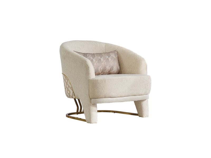 Zen Chair Cream in Cream - 101-ZEN-ZEN01-B