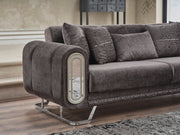 Zen Serr Convertible Loveseat in Beige - 200-SER-ZEN-STAR553-2