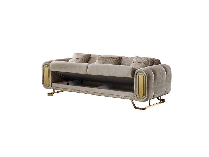 Zen Serr Convertible Sofa in Dark Grey - 200-SER-ZEN-STAR245-3