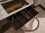 Zenith Bedroom (Queen Frame With Headboard & Dresser With Mirror & Ottoman & 2 Nightstand & Bench) - 200-GAB-ZEN-QBED-SET
