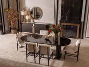 Zenith Dining Chair (6 PCS) in Cream - 200-GAB-ZEN-DC-6