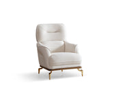 Zeta 3-pieces (Sofa & Loveseat & Chair) Livingroom in Cream - 200-ELIF-ZET-A645-321