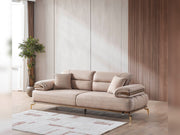 Zeta Convertible Loveseat in Beige - 200-ELIF-ZET-E150-2