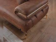 Zeta Convertible Loveseat in Beige - 200-ELIF-ZET-E150-2