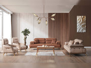 Zeta Convertible Loveseat in Cream - 200-ELIF-ZET-A645-2
