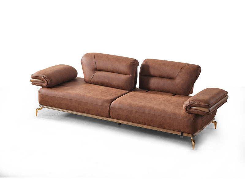Zeta Convertible Loveseat in Cream - 200-ELIF-ZET-A645-2