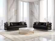 ZETA SOFA & LOVESEAT BLACK - ZETA SOFA & LOVESEAT BLACK
