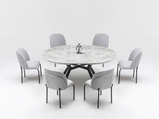 Zirkon Diningroom (Dining Table & 6 Dining Chair) - 115-ZIR-SET