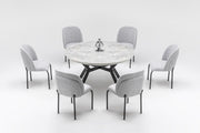 Zirkon Diningroom (Dining Table & 6 Dining Chair) - 115-ZIR-SET