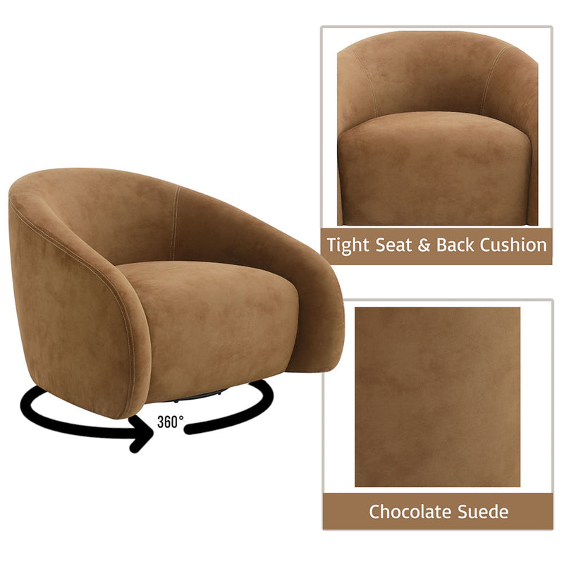 Zoey Accent Chair w/Swivel - AC03804