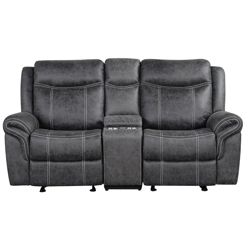 Zubaida Power Glider Motion Loveseat w/USB - LV04671
