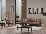 Zumrut Stationary Sofa Light Brown in Light Brown - 101-ZUM-AQUA3720-3L