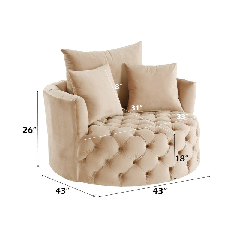 Zunyas Accent Chair W/Swivel - AC00290