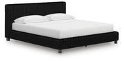Zuraleus Black California King Upholstered Bed - PCB3380B14