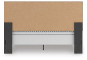 Zuraleus Black King Panel Bed, Dresser, Mirror and Nightstand - PCB3380B18