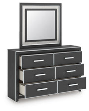 Zuraleus Black King Panel Bed, Dresser, Mirror and Nightstand - PCB3380B18