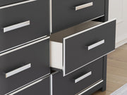Zuraleus Black King Upholstered Bed, Dresser and Nightstand - PCB3380B17