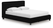 Zuraleus Black Queen Upholstered Bed - PCB3380B8