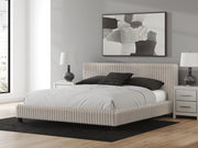 Zuraleus California King Upholstered Bed, Dresser and Nightstand in White - PKG022862