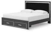 Zuraleus King Storage Bed, Dresser, Mirror, Chest and Nightstand - PCB3380B20