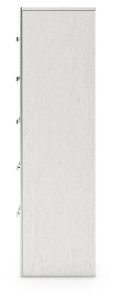 Zuraleus King Upholstered Bed, Dresser and Chest in White - PKG022848