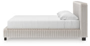 Zuraleus King Upholstered Bed, Dresser and Nightstand in White - PKG022854