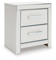 Zuraleus King Upholstered Panel Platform Storage Bed, Chest and  Nightstand in White - PKG022825