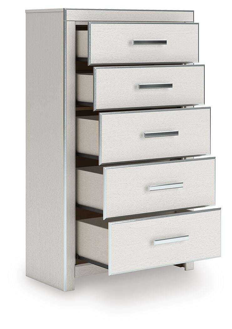 Zuraleus White Chest of Drawers - PCB3381-46