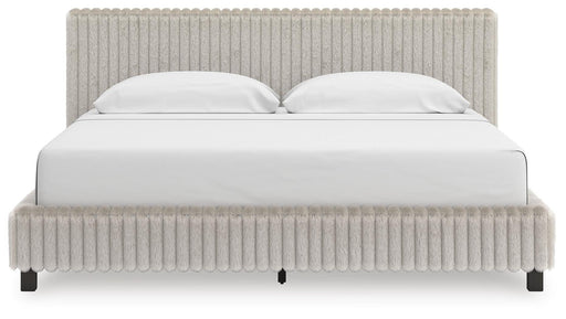 Zuraleus White King Upholstered Bed - PCB3381B13