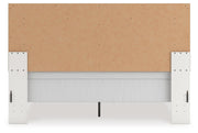 Zuraleus White King Upholstered Panel Bed - PCB3381B10
