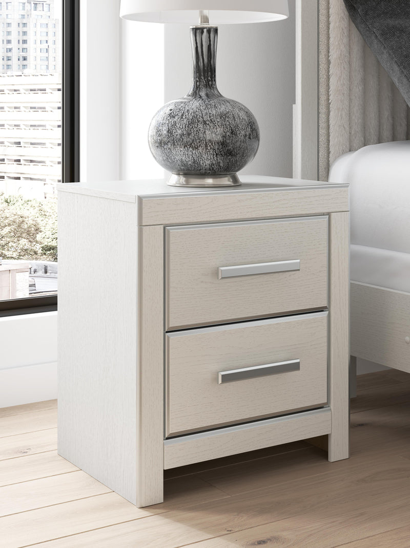 Zuraleus White Nightstand - PCB3381-92