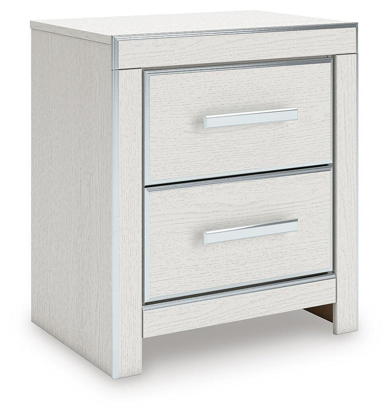 Zuraleus White Queen Storage Bed, Dresser, Mirror and Nightstand - PCB3381B15