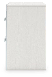 Zuraleus White Queen Storage Bed, Dresser, Mirror and Nightstand - PCB3381B15