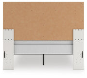 Zuraleus White Queen Upholstered Panel Bed - PCB3381B6